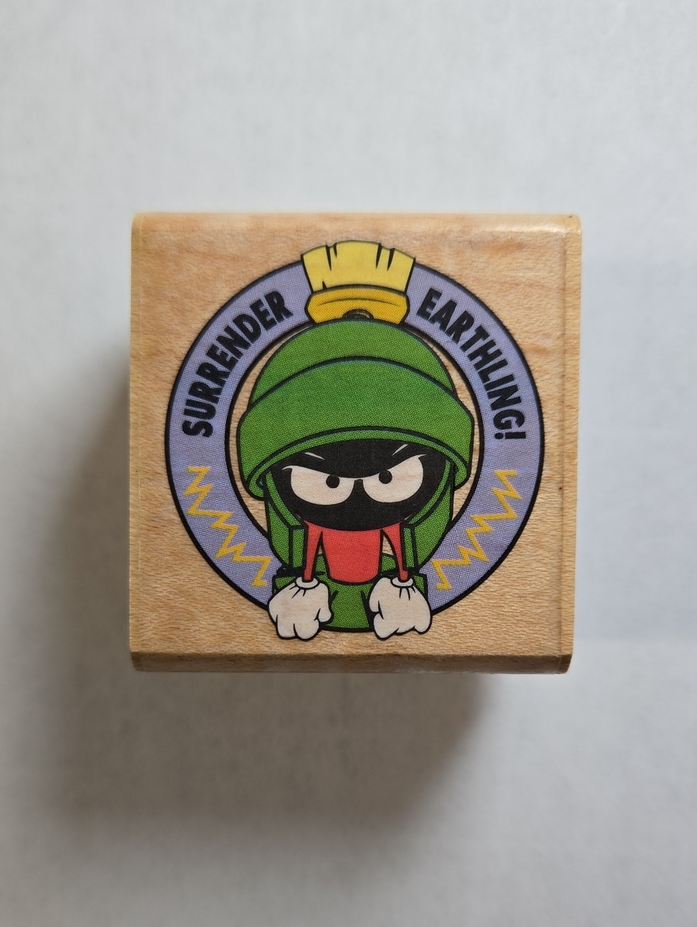 Looney Tunes Marvin the Martian Wood Mounted Rubber Craft Stamp